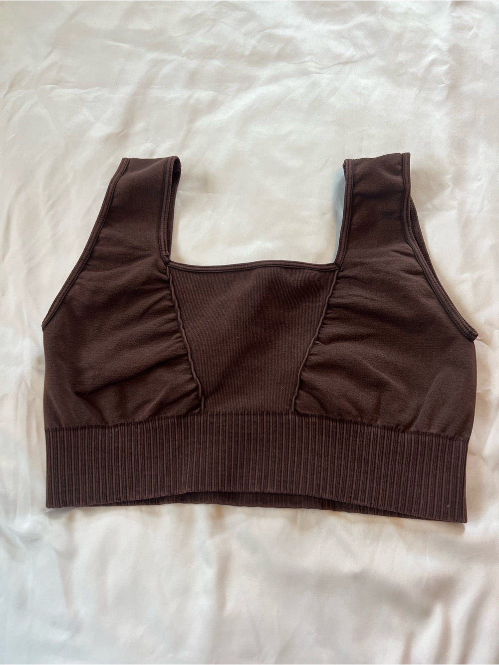 FP Free People Movement Good Karma Bra Size XL Brown Square Neck